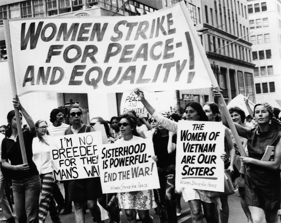 Womens Strike for Peace-And Equality, Womens Strike for Equality, Fifth Avenue, New York, New York, August 26, 1970. (Photo by Eugene Gordon/The New York Historical Society/Getty Images)