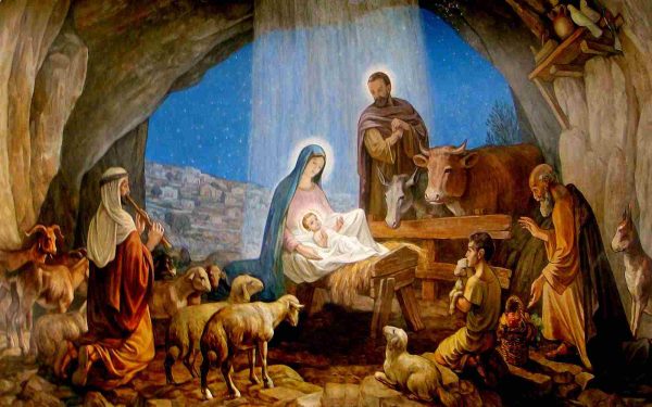Coptic Christian Nativity Scene